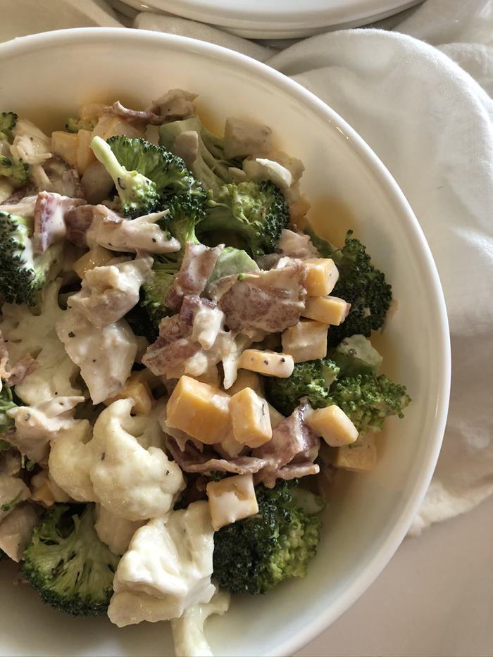 Broccoli Chicken Salad with Bacon