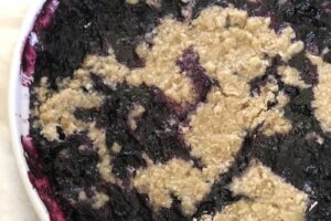 Microwave Blueberry Cobbler Recipe