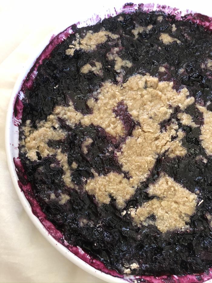 Microwave Blueberry Cobbler Recipe