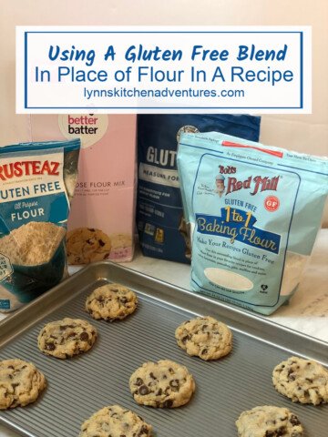 Using A Glute Free Blend In Place of Flour