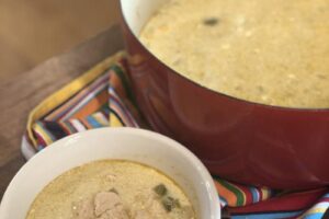 White Chicken Chili without Beans