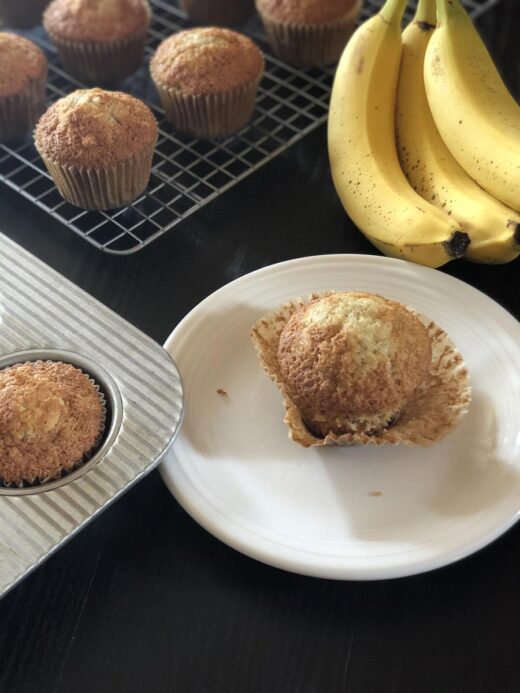 Gluten Free Banana Muffins with Chocolate Chips