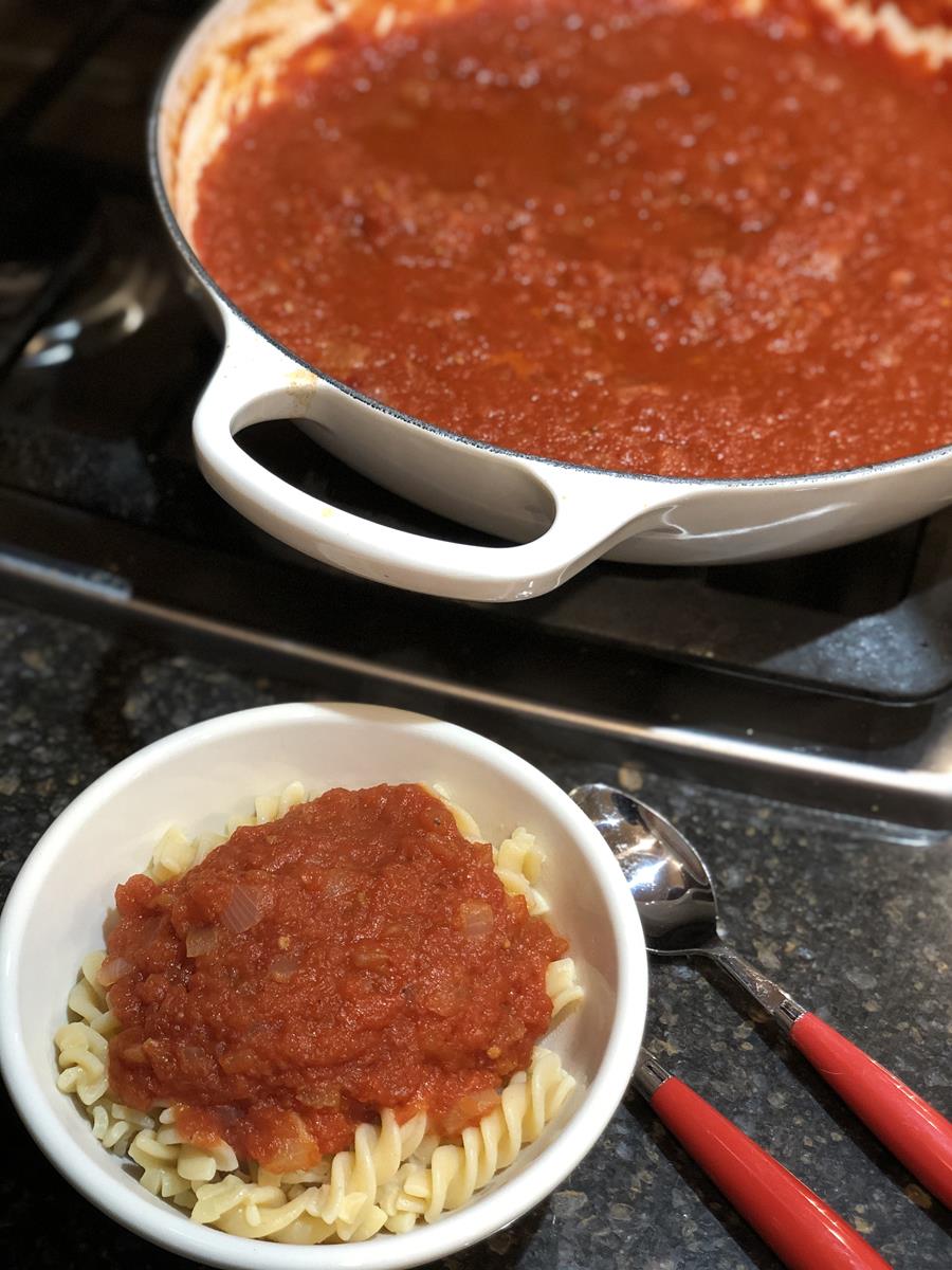 Martha Stewart's Basic Marinara Sauce Lynn's Kitchen Adventures