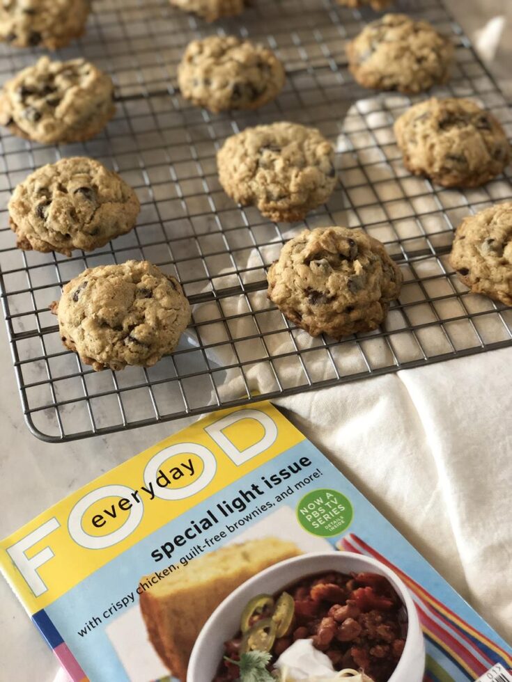 Martha Stewart's Chocolate Oatmeal Cookies on Rack