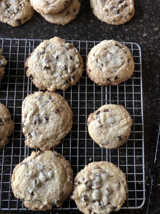 cookies on a rack