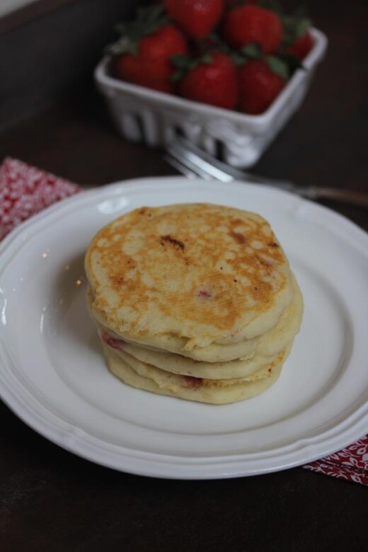 strawberry pancakes