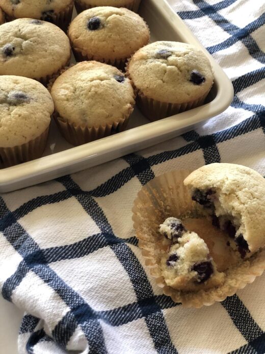 Martha Stewart Blueberry Muffins