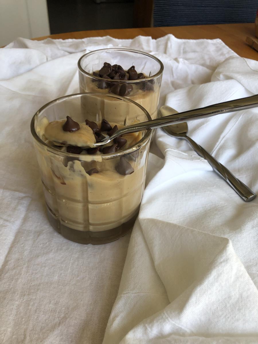 Peanut Butter Pudding with Chocolate Chips