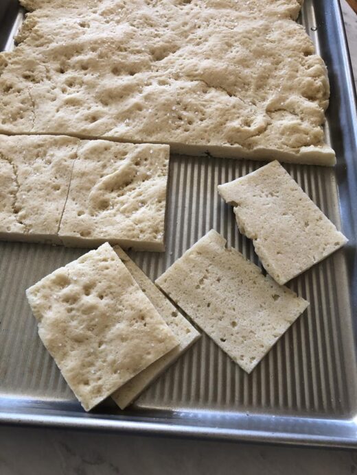 Gluten Free Focaccia Sliced For Sandwiches