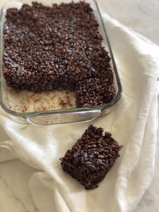 Martha Stewart's Chocolate Marshmallow Crispy Treats Recipe