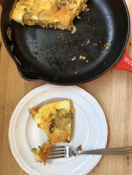 Martha Stewart's Zucchini Frittata Gluten Free