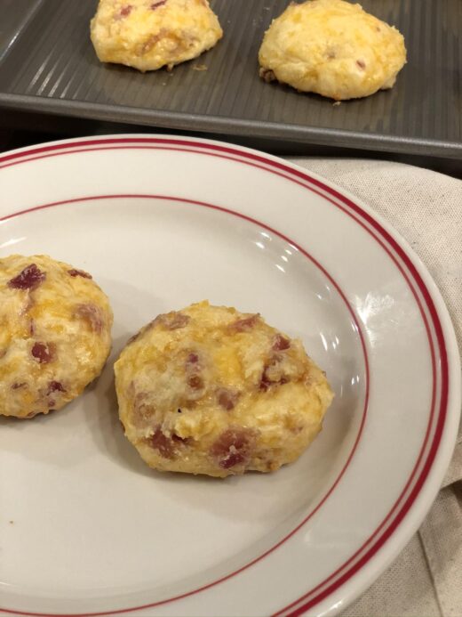 Flourless Pizza Rolls on plate