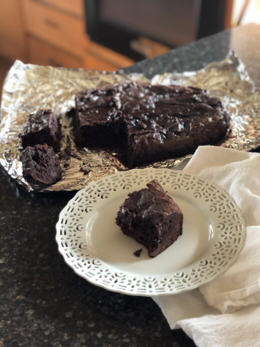 Martha Stewart's Slow Cooker Brownies on plate