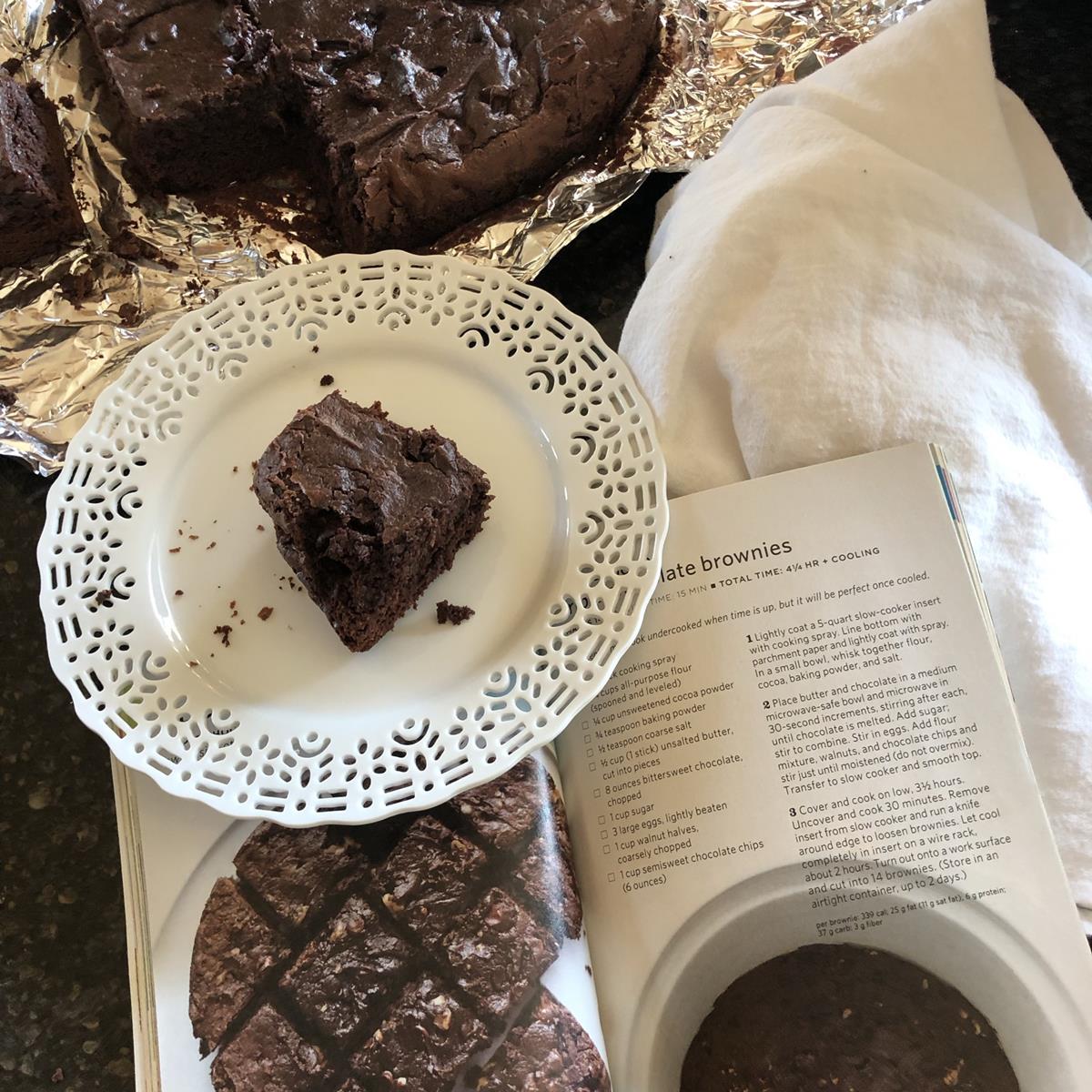 Martha Stewart's Slow Cooker Brownie Recipe with GlutenFree Option