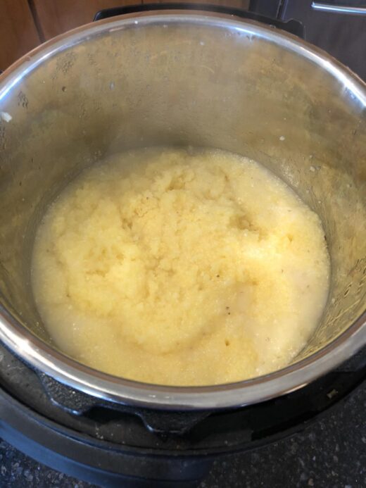 Instant Pot Grits Cooked