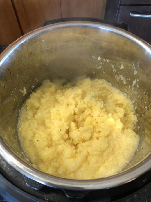Instant Pot Grits after cooked