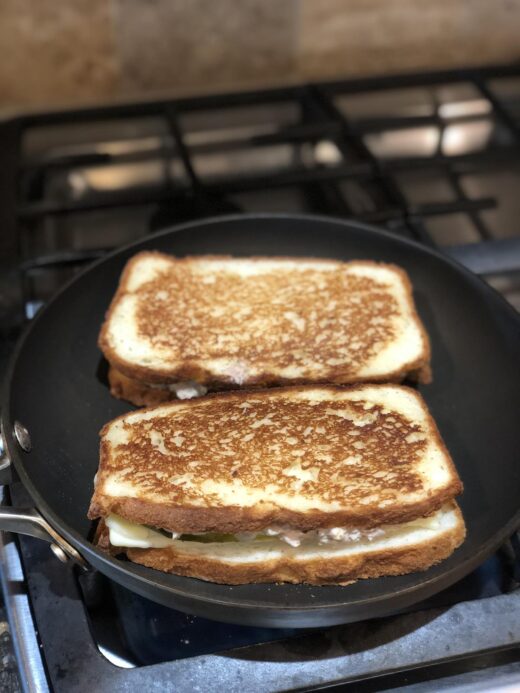 Martha Stewart Tuna Melt cooking