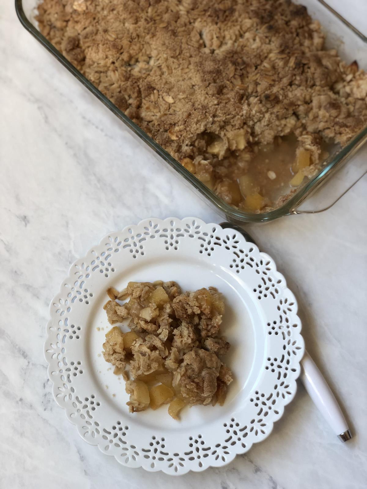 Martha Stewart's Apple Crisp Recipe gluten free