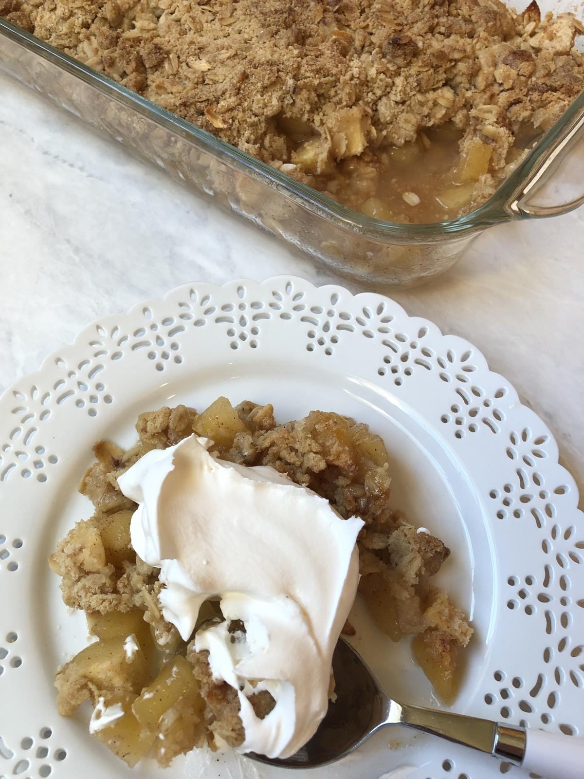 Martha Stewart's Apple Crisp Recipe