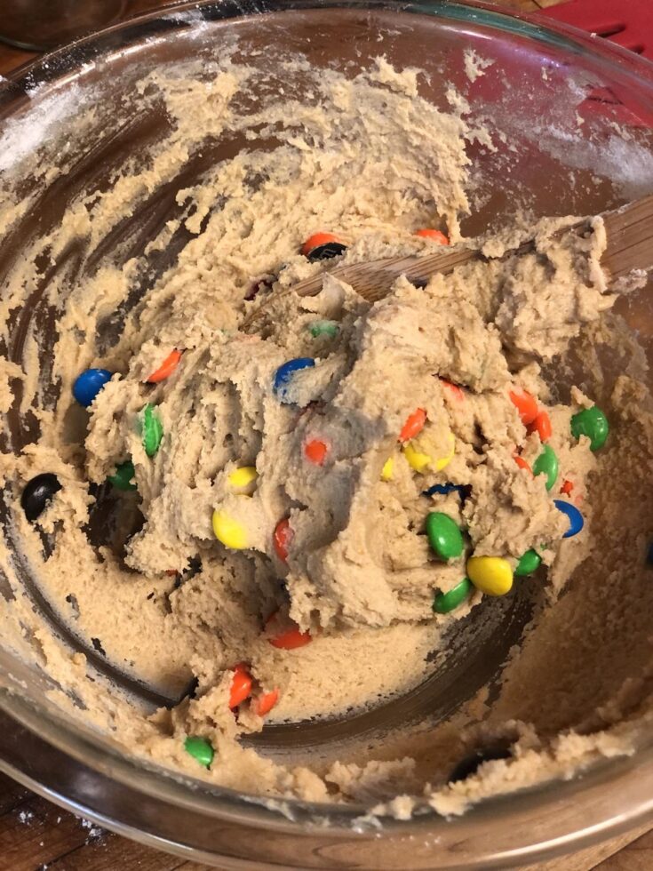 Peanut Butter & M&M Spread