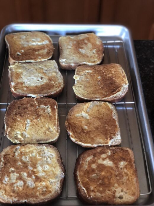 Martha Stewart's Classic French Toast cooling