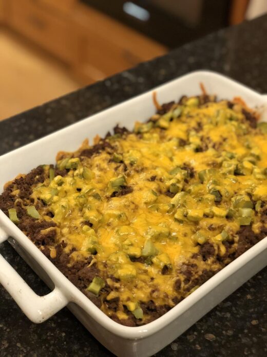 Low Carb Cheeseburger Casserole Lynn's Kitchen Adventures