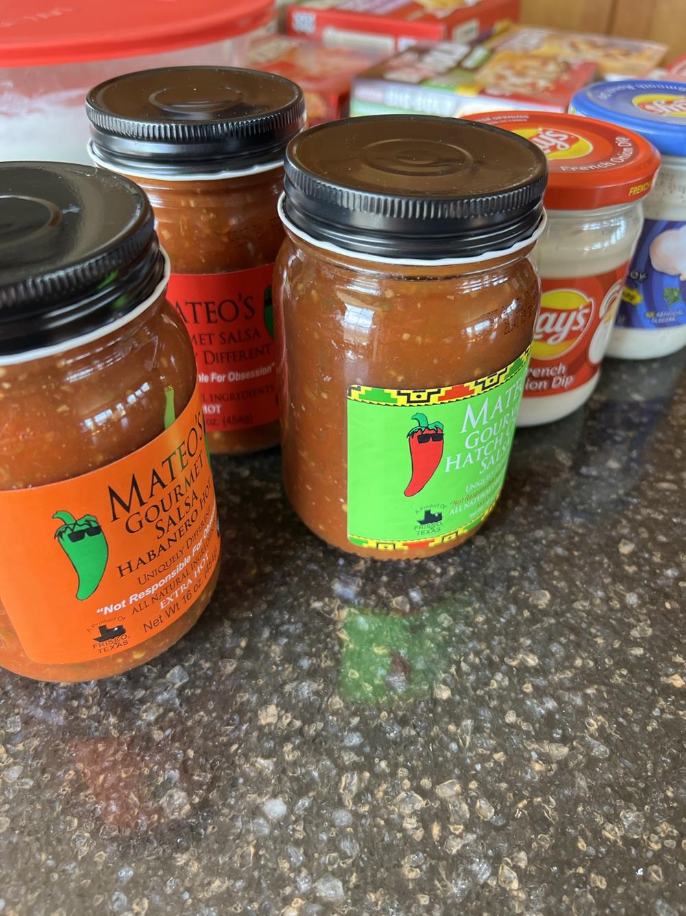 jars of salsa