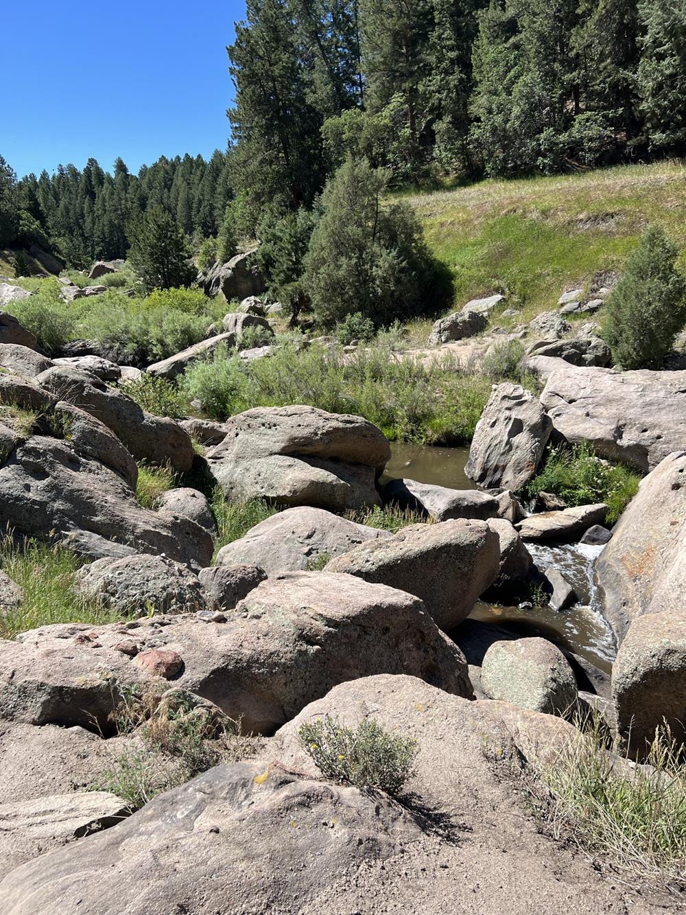 Colorado rocks and mountains