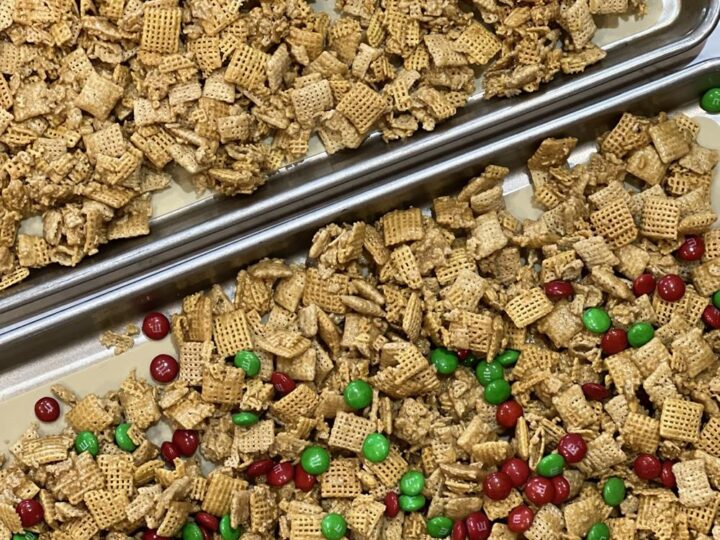caramel coated chex mix