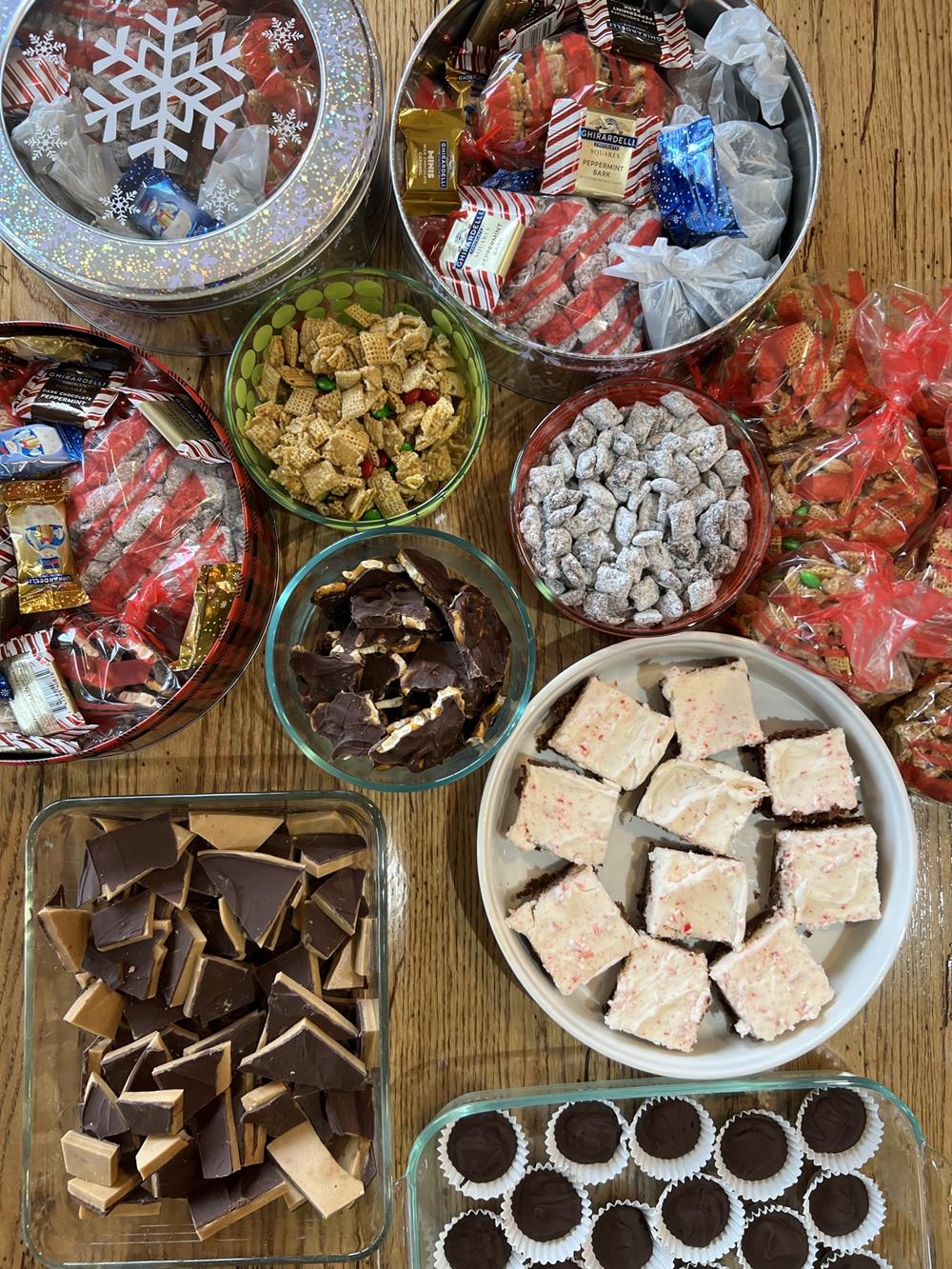 Christmas Candy On table