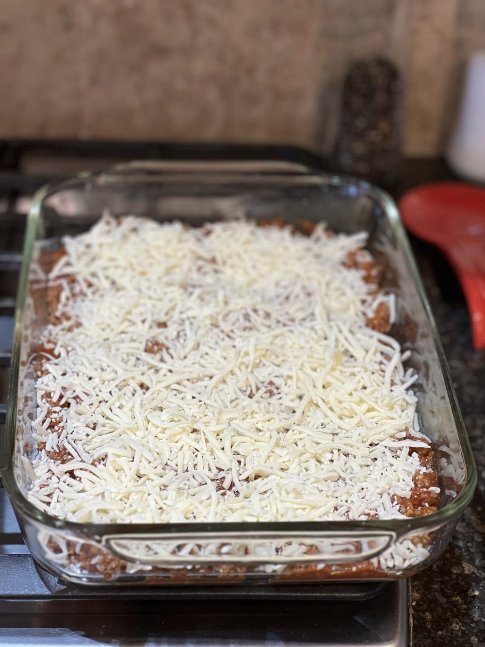 unbaked pizza casserole