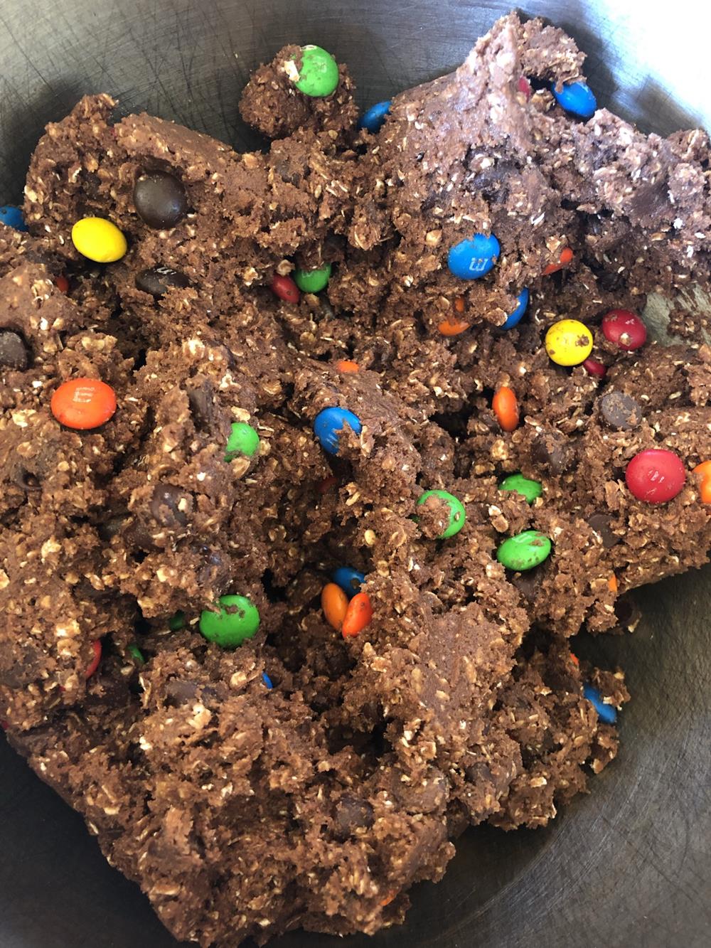 Chocolate Cowboy Cookies Dough