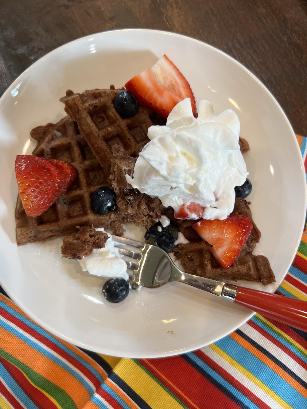 Gluten Free Chocolate Waffles Recipe