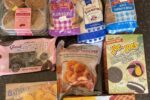 trader joes gluten free bagels, cookies, waffles, fish, muffins, donuts