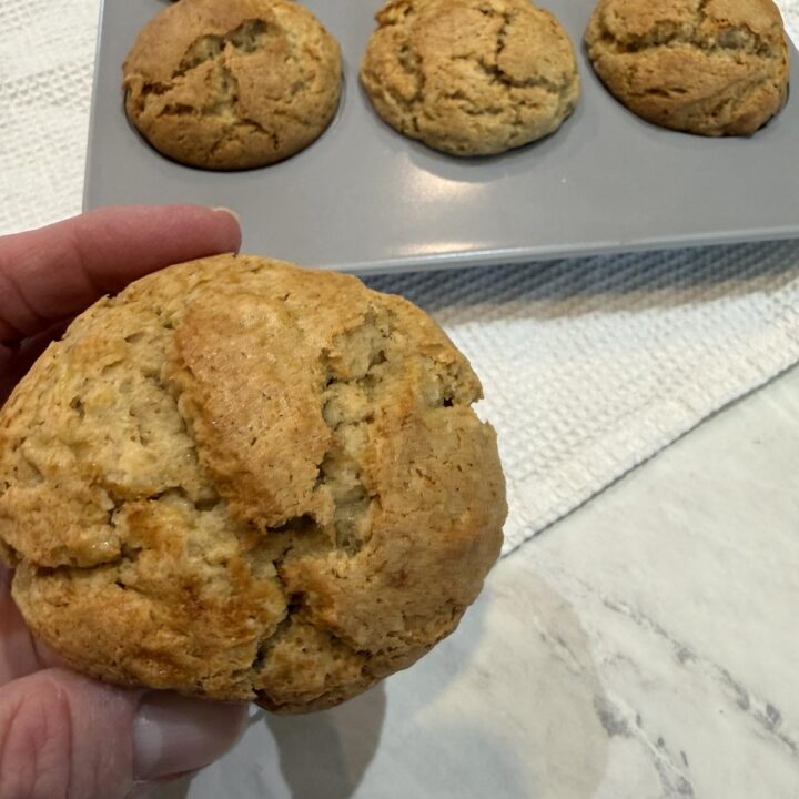 Gluten Free Peanut Butter Banana Muffins