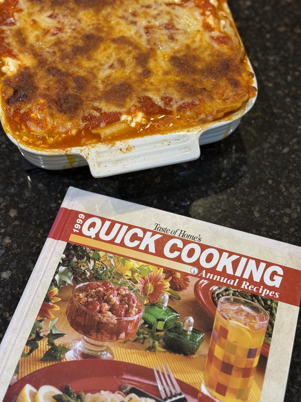 ravioli casserole and quick cooking cookbook