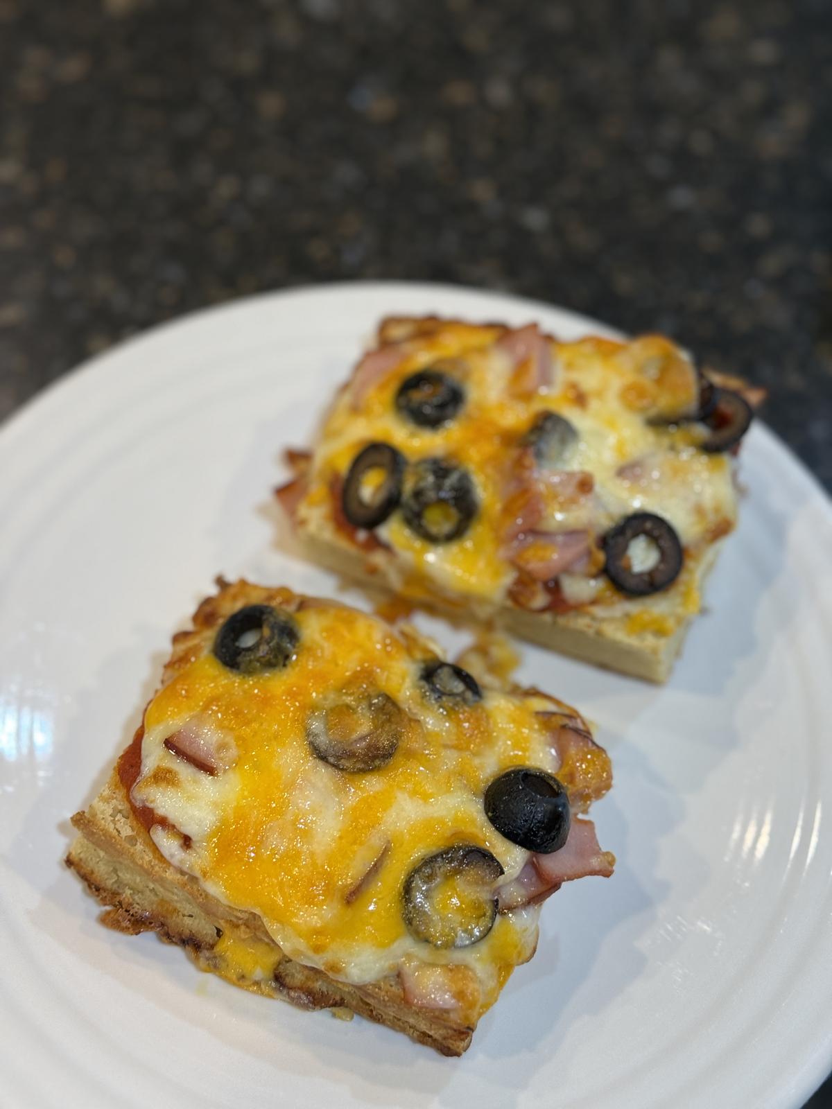 Flat Bread Pizza with Focaccia